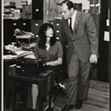 Elaine May and Jack Weston in the stage production The Office