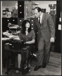 Elaine May and Jack Weston in the stage production of The Office