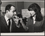 Jack Weston and Elaine May in the stage production of The Office