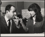 Jack Weston and Elaine May in the stage production The Office
