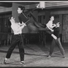 Dancers in rehearsal for the stage production Oh Captain!