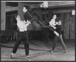 Dancers in rehearsal for the stage production Oh Captain!