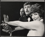 Roderick Cook, Jamie Ross and Barbara Cason in the 1972 Off-Broadway production Oh Coward!