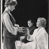 Rosemary Harris, Robert Shaw and Mary Ure in the stage production Old Times