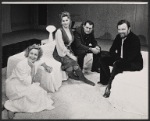 Mary Ure, Rosemary Harris, Robert Shaw and Peter Hall in publicity photo for the stage production Old Times