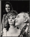 Will Hare, Madeleine Sherwood and Barnard Hughes in the stage production Older People