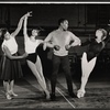 Clifford David [center] and unidentified others in rehearsal for the stage production One a Clear Day You Can See Forever