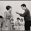 Barbara Harris and Louis Jourdan in rehearsal for the stage production a Clear Day You Can See Forever