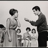 Barbara Harris and Louis Jourdan in rehearsal for the stage production On a Clear Day You Can See Forever
