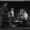 Blanche Collins, Louis Jourdan [center] and unidentified others in the stage production One a Clear Day You Can See Forever