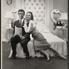 Bobby Van and Vera Zorina in the 1954 Broadway revival of On Your Toes