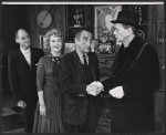 David Opatoshu, Arlene Francis, Leon Belasco and Joseph Cotten in the stage production Once More with Feeling