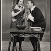 Zero Mostel [right] and unidentified in the stage production Once Over Lightly