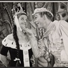 Ann B. Davis and unidentified in the stage production Once Upon a Mattress