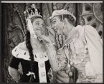 Ann B. Davis and unidentified in the stage production Once Upon a Mattress