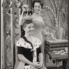 Ann B. Davis and Carol Burnett in publicity photo for the stage production Once Upon a Mattress