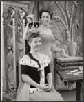 Ann B. Davis and Carol Burnett in publicity photo for the stage production Once Upon a Mattress