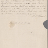 Autograph letter signed to Thomas Jefferson Hogg, ?April 15-27, 1818

