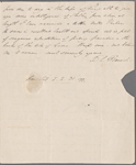 Autograph letter signed to Thomas Jefferson Hogg, ?April 15-27, 1818
