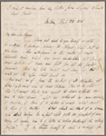 Autograph letter signed to Lord Byron, 22 April 1818