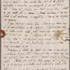 Autograph letter signed to Lord Byron, 22 April 1818