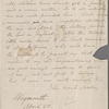 Autograph letter signed to Thomas Jefferson Hogg, 25 April 1818
