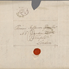 Autograph letter signed to Thomas Jefferson Hogg, 25 April 1818