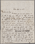 Autograph letter signed to Lord Byron, 28 April 1818