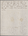 Autograph letter signed to Lord Byron, 28 April 1818