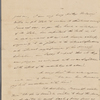Autograph letter signed to Augusta White, 29 April [1818]