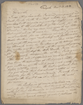 Autograph letter signed to Thomas Love Peacock, 18 November 1818