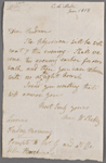 Autograph letter signed to Maria Gisborne, 5 June 1818