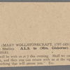 Autograph letter signed to Maria Gisborne, 5 June 1818