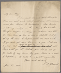 Autograph letter signed to T.J. Hogg, 12 June 1818