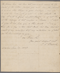 Autograph letter signed to Charles Ollier, 29 June 1818