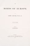 The Birds of Europe
