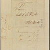 Letter to S[amuel] B[latchley] Webb, Flat Bush