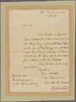 Letter to the Lords Commissioners of the Treasury