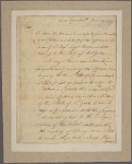 Letter to Governor [George] Clinton