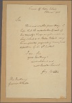 Letter to Gov. [George] Clinton