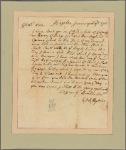 Letter to Messrs. Godfrey Malbone & Co., owners of the sloop Wentworth, R. I.