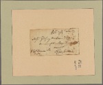 Letter to Messrs. Godfrey Malbone & Co., owners of the sloop Wentworth, R. I.