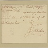 Letter to John Hodgson
