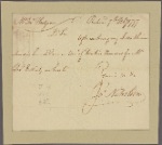 Letter to John Hodgson