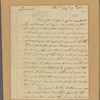 Letter to Commodore W[illiam] Bainbridge, Boston