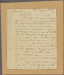 Letter to Commodore W[illiam] Bainbridge, Boston