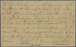 Letter to Capt. Abraham Lewis of Lady Washington Galley