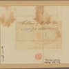 Letter to the owners of the ship Pigon, or Messrs
