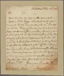 Letter to Mr. Cadel, Strand