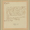 Letter to M. Gaudin